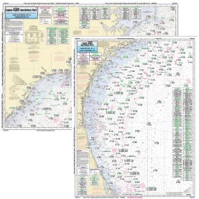 Captain Segull's Nautical Charts Cape Hatteras, NC to Cape Canaveral, FL